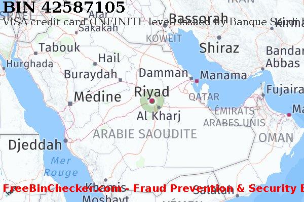42587105 VISA credit Saudi Arabia SA BIN Liste 