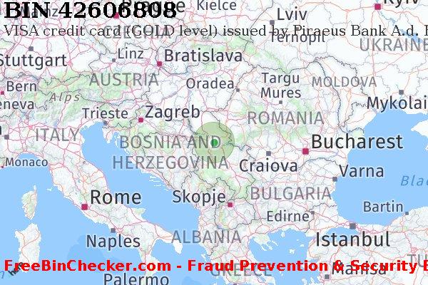 42606808 VISA credit Serbia RS BIN List