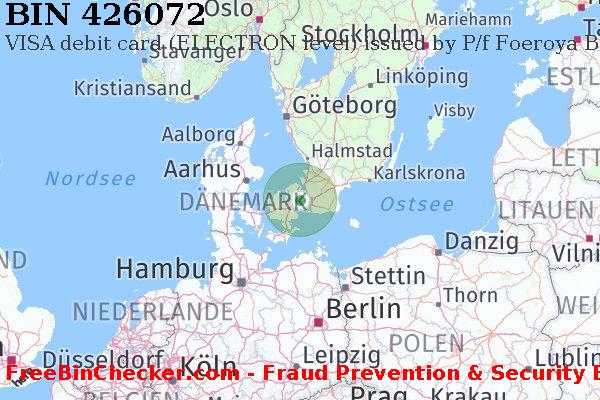 426072 VISA debit Denmark DK BIN-Liste