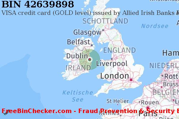 42639898 VISA credit Ireland IE BIN-Liste