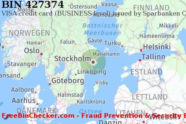 427374 VISA credit Sweden SE BIN-Liste