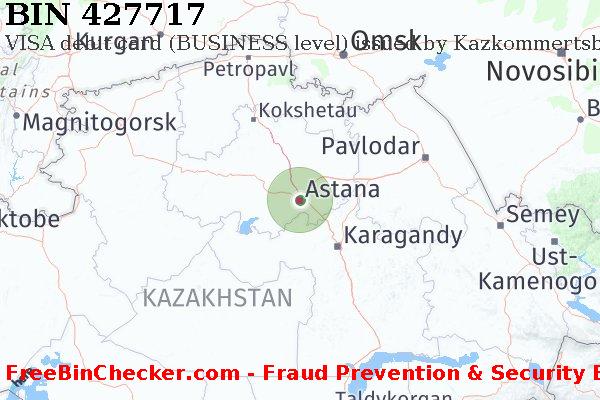 427717 VISA debit Kazakhstan KZ BIN List