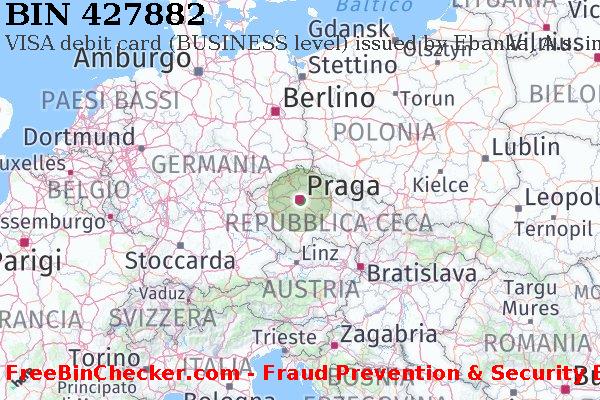 427882 VISA debit Czech Republic CZ Lista BIN