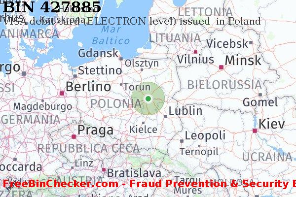 427885 VISA debit Poland PL Lista BIN