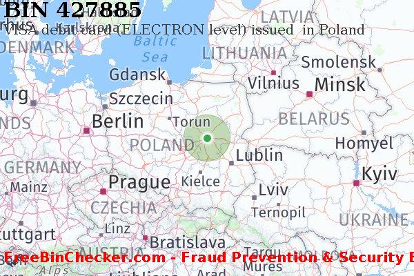 427885 VISA debit Poland PL BIN Danh sách