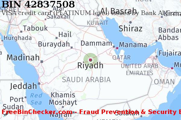 42837508 VISA credit Saudi Arabia SA BIN List
