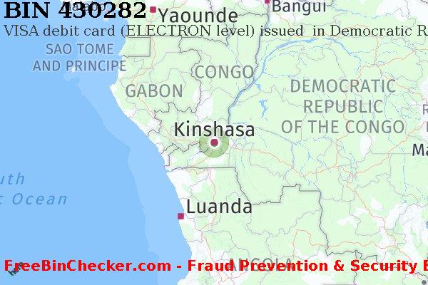 430282 VISA debit Democratic Republic of the Congo CD BIN List