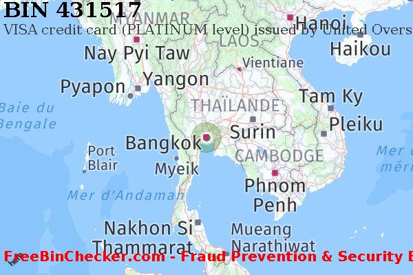 431517 VISA credit Thailand TH BIN Liste 