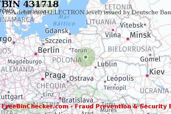 431718 VISA debit Poland PL Lista de BIN