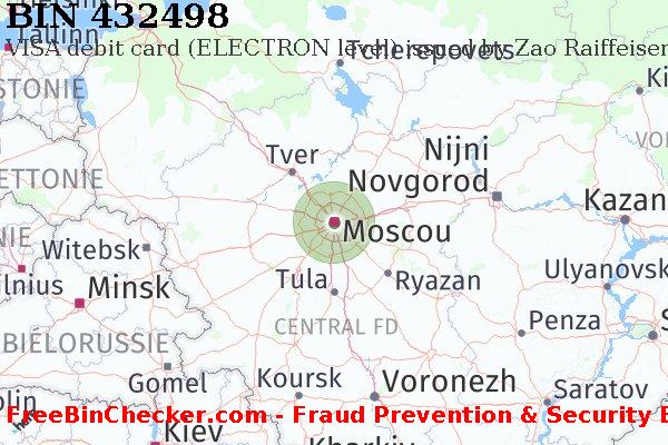 432498 VISA debit Russian Federation RU BIN Liste 