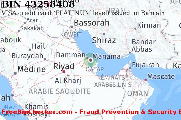 43258408 VISA credit Bahrain BH BIN Liste 