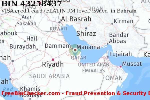 43258437 VISA credit Bahrain BH বিন তালিকা