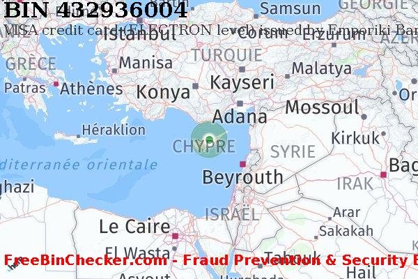 432936004 VISA credit Cyprus CY BIN Liste 
