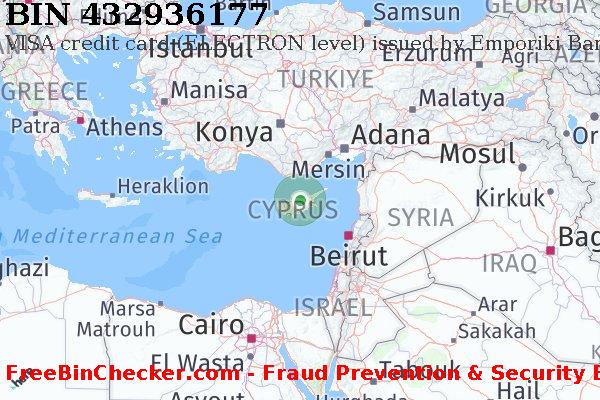 432936177 VISA credit Cyprus CY BIN 목록