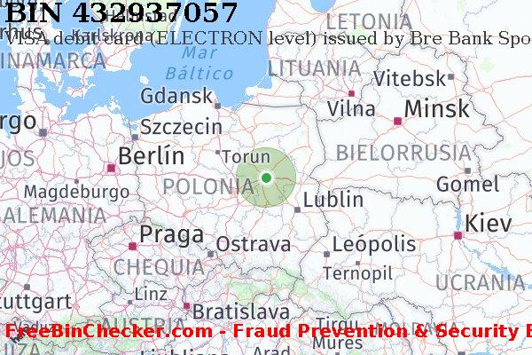 432937057 VISA debit Poland PL Lista de BIN