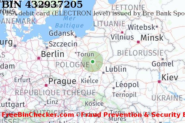 432937205 VISA debit Poland PL BIN Liste 