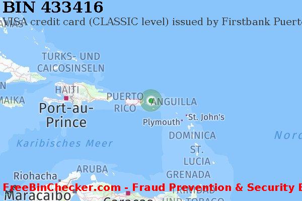 433416 VISA credit Virgin Islands (U.S.) VI BIN-Liste
