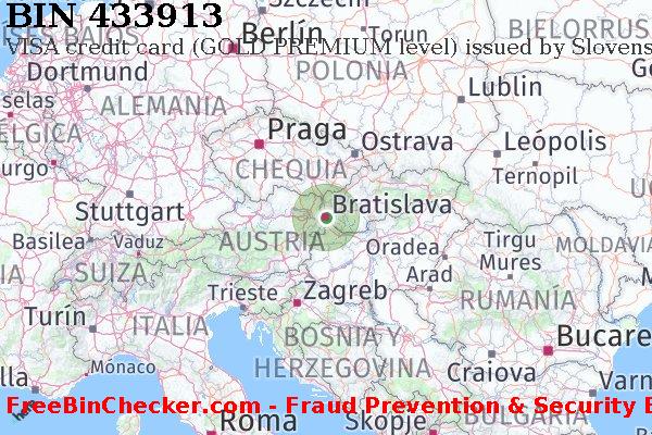 433913 VISA credit Slovakia (Slovak Republic) SK Lista de BIN