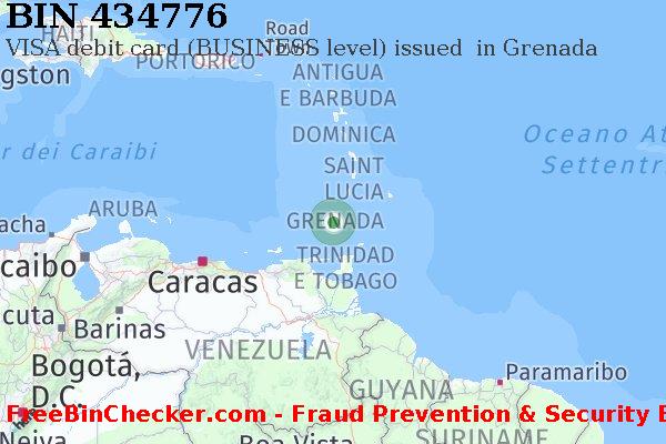 434776 VISA debit Grenada GD Lista BIN