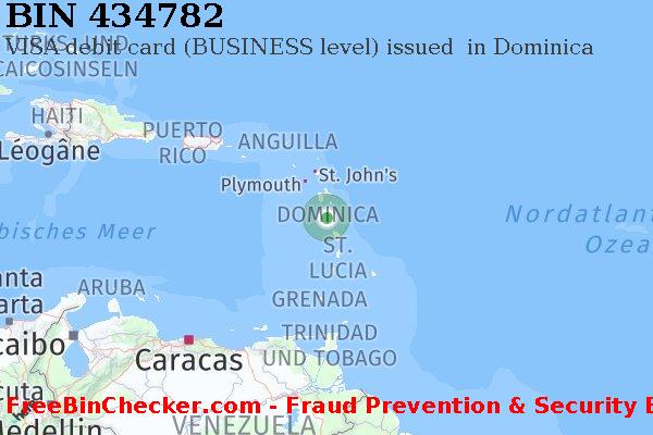434782 VISA debit Dominica DM BIN-Liste