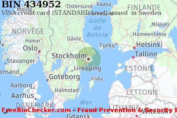 434952 VISA credit Sweden SE BIN Liste 