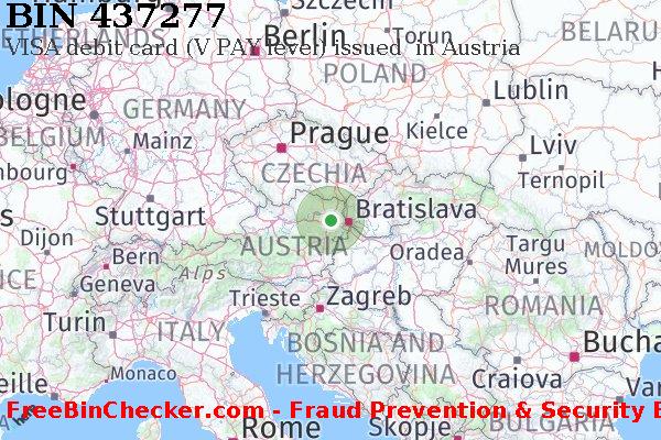 437277 VISA debit Austria AT BIN List