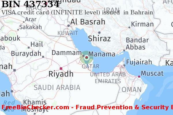 437334 VISA credit Bahrain BH BIN List