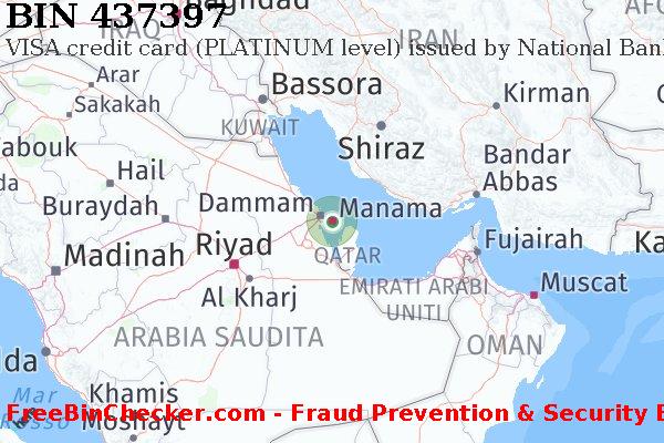 437397 VISA credit Bahrain BH Lista BIN