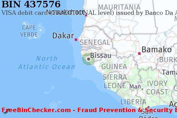 437576 VISA debit Guinea-Bissau GW BIN Lijst