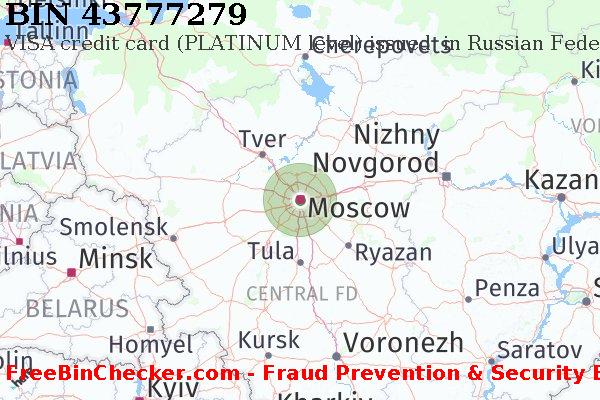 43777279 VISA credit Russian Federation RU BIN Lijst