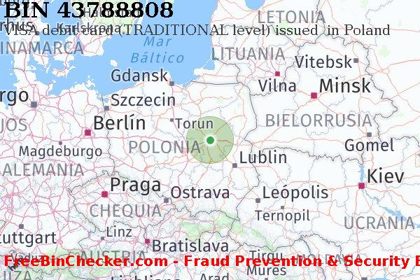 43788808 VISA debit Poland PL Lista de BIN