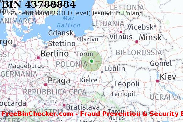 43788884 VISA debit Poland PL Lista BIN
