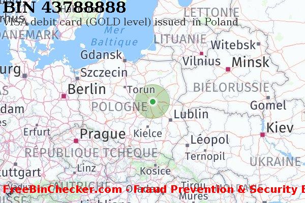 43788888 VISA debit Poland PL BIN Liste 