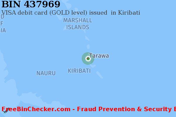 437969 VISA debit Kiribati KI BIN List