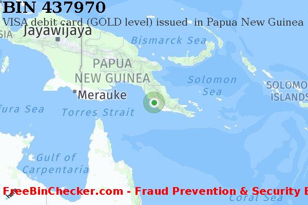 437970 VISA debit Papua New Guinea PG BIN List