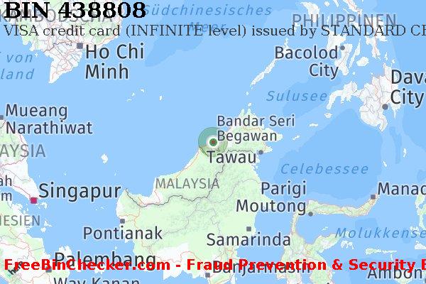 438808 VISA credit Brunei Darussalam BN BIN-Liste