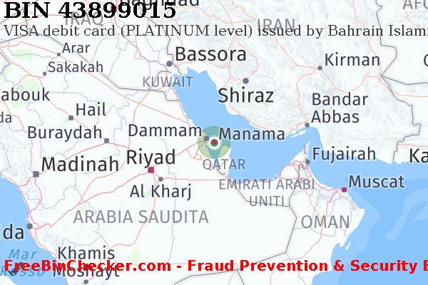 43899015 VISA debit Bahrain BH Lista BIN