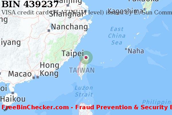 439237 VISA credit Taiwan TW BIN List