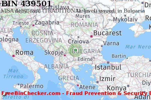 439501 VISA debit Bulgaria BG Lista BIN