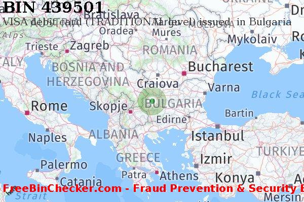 439501 VISA debit Bulgaria BG BIN Lijst