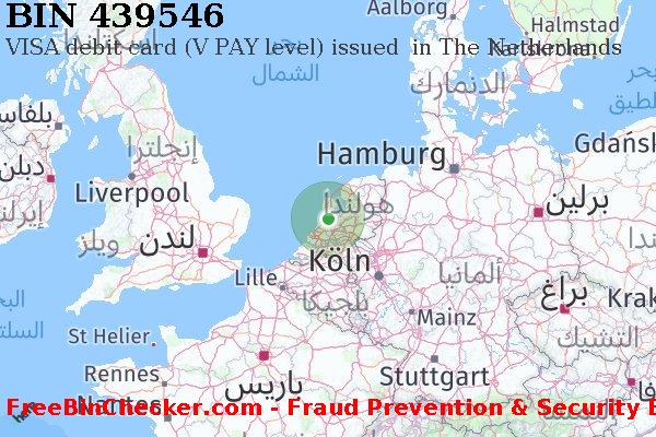 439546 VISA debit The Netherlands NL قائمة BIN