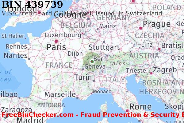 439739 VISA credit Switzerland CH BIN List