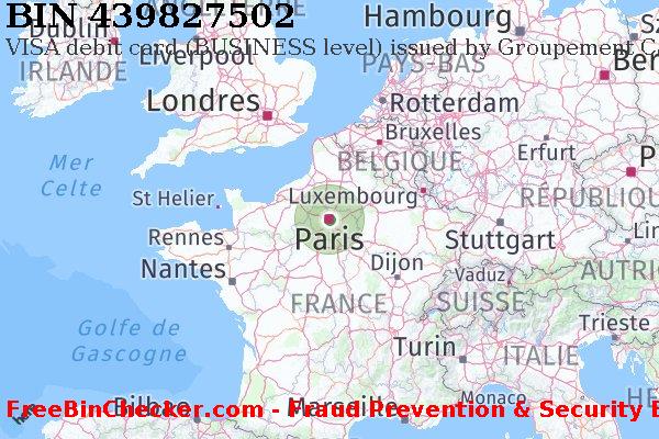 439827502 VISA debit France FR BIN Liste 
