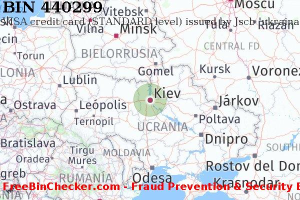 440299 VISA credit Ukraine UA Lista de BIN