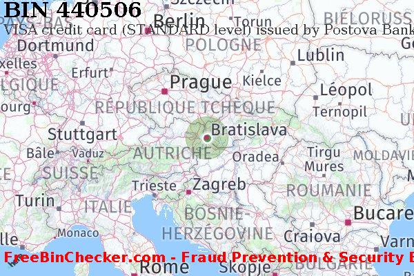 440506 VISA credit Slovakia (Slovak Republic) SK BIN Liste 