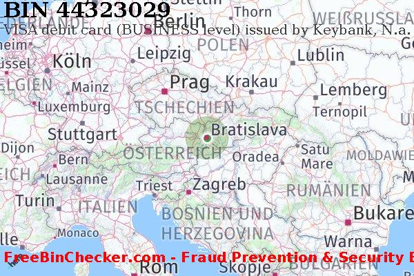 44323029 VISA debit Slovakia (Slovak Republic) SK BIN-Liste