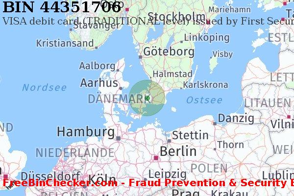 44351706 VISA debit Denmark DK BIN-Liste