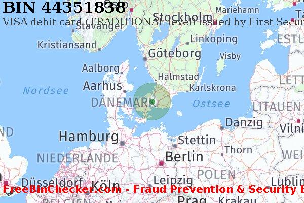 44351838 VISA debit Denmark DK BIN-Liste