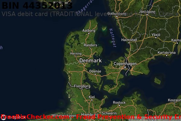 44352013 VISA debit Denmark DK BIN List