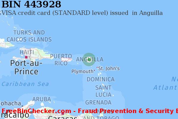 443928 VISA credit Anguilla AI BIN List